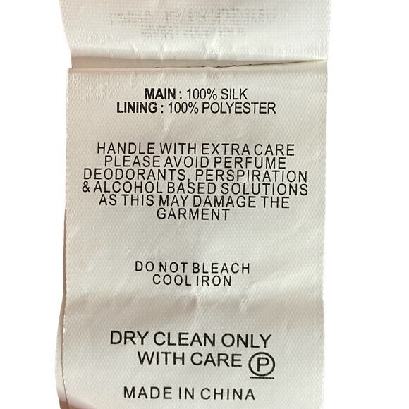 Nicholas Floral Silk Dress Drape Front Ruched Asymmetrical Gala Formal Size 14 - Picture 11 of 14